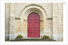 Red Church Door France by Anonymous