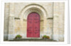 Red Church Door France by Anonymous