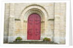 Red Church Door France by Anonymous
