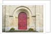 Red Church Door France by Anonymous
