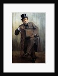 Portrait of Georges Courteline by Leopold Stevens