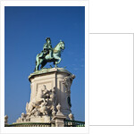 Dom Jose I Equestrian statue, Square surrounded by Government Buildings, Commerce Square by Anonymous