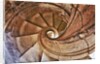 Spiral Stone Staircase in Convento de Cristo by Anonymous