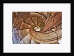Spiral Stone Staircase in Convento de Cristo by Anonymous