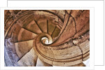 Spiral Stone Staircase in Convento de Cristo by Anonymous