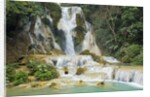 Kuang Si Waterfall near Luang Prabang, Laos by Anonymous