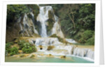 Kuang Si Waterfall near Luang Prabang, Laos by Anonymous