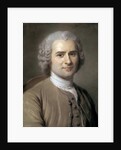 Portrait of Jean-Jacques Rousseau by Charles Escot