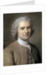 Portrait of Jean-Jacques Rousseau by Charles Escot