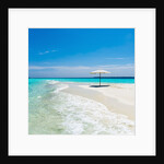 Beach Umbrella in The Maldives by Anonymous