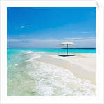 Beach Umbrella in The Maldives by Anonymous