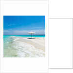 Beach Umbrella in The Maldives by Anonymous