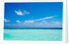 The ocean in The Maldives by Anonymous