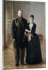 Portrait of Tsar Alexander III of Russia with his wife Maria Fedorovna by Ivan Nikolaevich Kramskoi