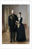 Portrait of Tsar Alexander III of Russia with his wife Maria Fedorovna by Ivan Nikolaevich Kramskoi