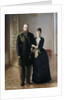 Portrait of Tsar Alexander III of Russia with his wife Maria Fedorovna by Ivan Nikolaevich Kramskoi