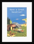 Family Camping by Ocean, Have a Great Vacation by Anonymous