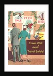 Couple Eying Posters, Travel Well and Safely by Anonymous