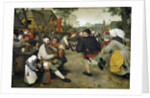 Peasant Dance by Pieter Brueghel the Elder