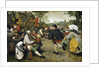 Peasant Dance by Pieter Brueghel the Elder