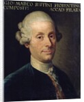 Portrait of Marco Rutini, Italian composer by Anonymous