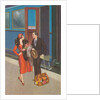 Twenties Couple on Train Platform by Anonymous