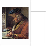 Portrait of Voltaire in His Study French School painting by Anonymous