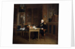 Portrait of Louis XVIII at his desk in the Tuileries by Francois Gerard