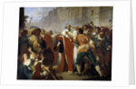 Mathieu Mole resisting to the dissidents at the time of the Fronde by Anonymous