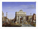 Napoleon on the Grand Canal, Venice 1807 by Giuseppe Borsato