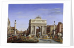 Napoleon on the Grand Canal, Venice 1807 by Giuseppe Borsato