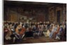 The salon of litterature at Madame Geoffrin's mansion by Anonymous