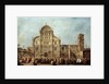 The procession of the Doge of Venice at the Church of San Zaccaria by Francesco Guardi