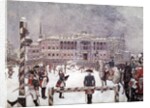 Military Parade in front of Mikhailovsky Palace, St. Petersburg by Anonymous