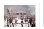 Military Parade in front of Mikhailovsky Palace, St. Petersburg by Anonymous