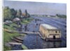 Boathouse in Argenteuil by Gustave Caillebotte