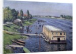 Boathouse in Argenteuil by Gustave Caillebotte