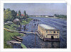 Boathouse in Argenteuil by Gustave Caillebotte
