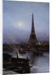 Eiffel Tower at Night, 1889 by Alexei Petrovich Bogoliouboff
