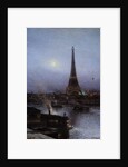 Eiffel Tower at Night, 1889 by Alexei Petrovich Bogoliouboff