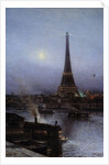 Eiffel Tower at Night, 1889 by Alexei Petrovich Bogoliouboff