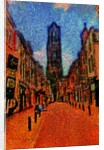 Street and Dom Tower. by Anonymous