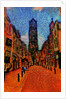 Street and Dom Tower. by Anonymous