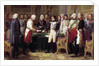 Congress of Erfurt, Napoleon I receiving the Austrian ambassador by Nicolas Gosse