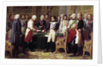 Congress of Erfurt, Napoleon I receiving the Austrian ambassador by Nicolas Gosse