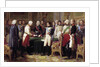 Congress of Erfurt, Napoleon I receiving the Austrian ambassador by Nicolas Gosse