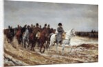 French Campaign,1814. Napoleon I and his generals by Jean-Louis-Ernest Meissonier