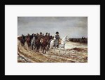French Campaign,1814. Napoleon I and his generals by Jean-Louis-Ernest Meissonier