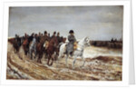 French Campaign,1814. Napoleon I and his generals by Jean-Louis-Ernest Meissonier