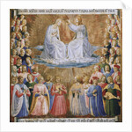 Coronation of the Virgin from the Armadio degli Argenti Painting Series by Fra Angelico